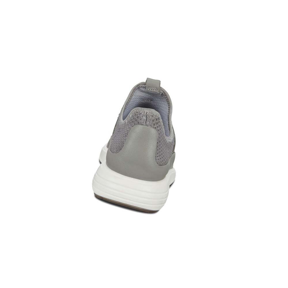 Női Ecco Soft 7 Runner Slip-on Alkalmi Cipő Szürke | HU 75HAP